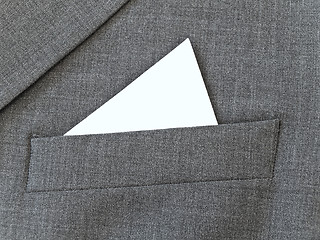 Image showing suit pocket