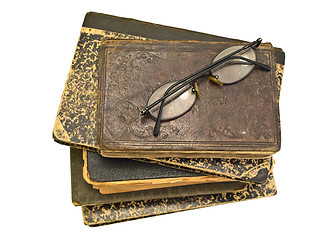 Image showing books and glasses