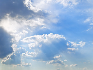 Image showing Sky and sun lights