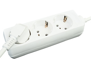 Image showing extension cord at white