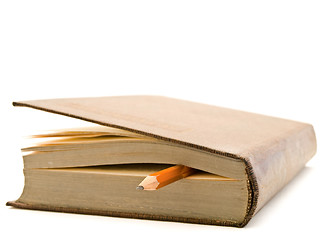 Image showing book and pencil