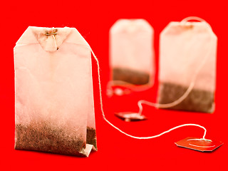 Image showing three tea bags