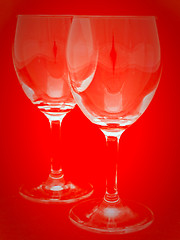 Image showing wineglasses