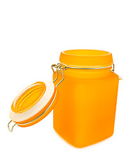Image showing decorative open jar