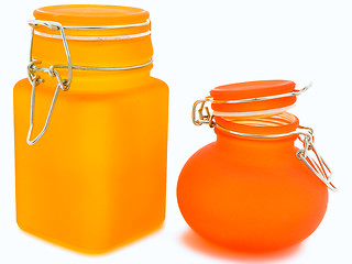 Image showing glass jars