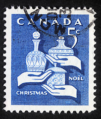 Image showing Christmas stamp