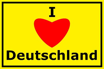 Image showing i love germany