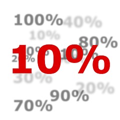 Image showing 10 percent