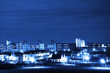 Image showing city and sky at night