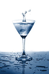 Image showing glass of water with splash