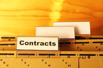 Image showing contract