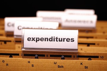 Image showing expenditures