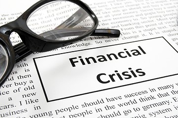 Image showing financial crisis