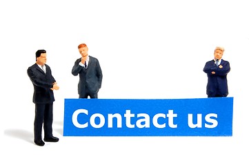 Image showing contact us