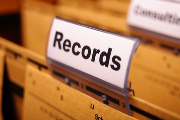 Image showing records