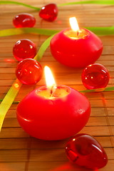 Image showing romantic candle light