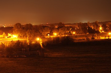 Image showing park at night