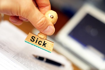 Image showing sick