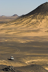 Image showing Egypt black desert