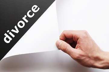 Image showing divorce