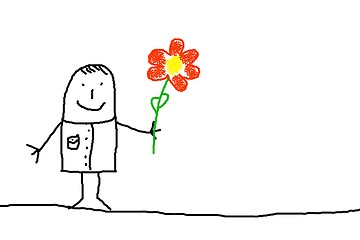 Image showing flower gift