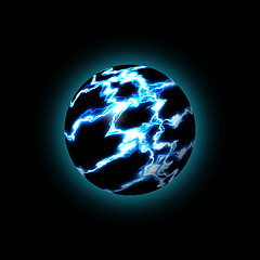 Image showing lightning globe