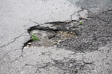 Image showing pothole