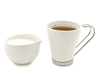 Image showing Coffee and cream