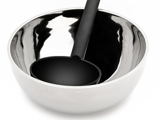 Image showing soup ladle in the bowl