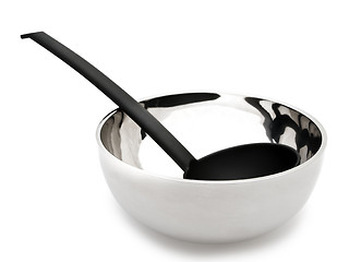 Image showing soup ladle in the bowl