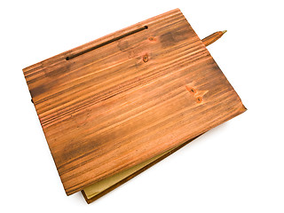 Image showing wooden book