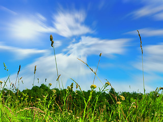 Image showing escaping clouds 