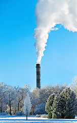 Image showing industrial smokestack