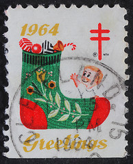 Image showing Christmas stamp