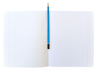 Image showing notebook and pencil