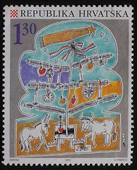 Image showing Christmas stamp