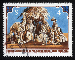 Image showing Christmas stamp