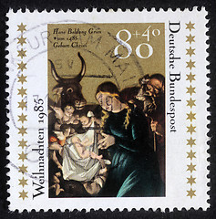 Image showing Christmas stamp