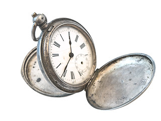 Image showing silver clock