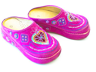 Image showing pink slippers