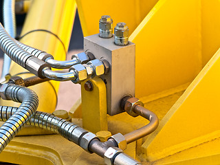 Image showing hydraulic tubes