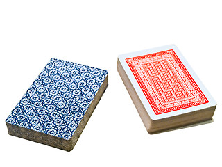 Image showing two decks of cards