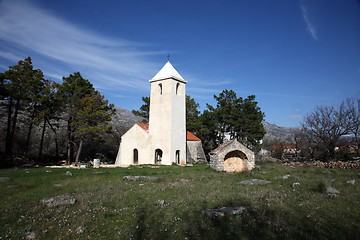 Image showing Beautiful small rural church in Croatia