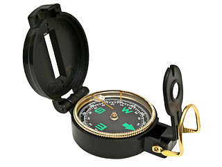 Image showing Single compass