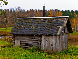 Image showing Old wooden house