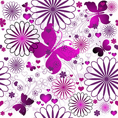 Image showing Seamless valentine pattern