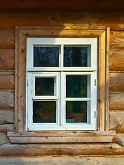 Image showing wooden window