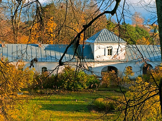 Image showing gate in autumn