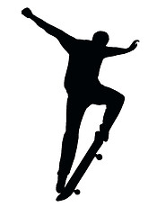 Image showing Skateboarding Nosegrind