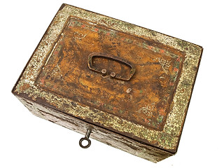 Image showing Old rusty chest